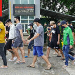 10月後半、カンボジアから2日間で800名のベトナム人が帰国